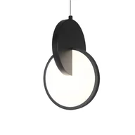 Lampy sufitowe - Okrągła lampa wisząca Circlo LP-1311/1P BK LED 8W 3000-6000K czarny biały - miniaturka - grafika 1