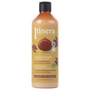 Itinera, Odżywka do włosów zniszczonych z kasztanem z toskańskich wzgórz, 96% naturalnych składników, 4x370 ml - Odżywki do włosów - miniaturka - grafika 1