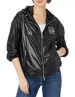 Kurtki damskie - Armani Exchange Kurtka damska Zip Up Icon Blouson Windbreaker - miniaturka - grafika 1