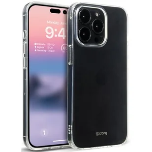 Etui Crong Crystal Slim Cover do iPhone 14 Pro Przezroczysty - Etui i futerały do telefonów - miniaturka - grafika 1