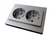 Gniazdka elektryczne - 2-WAY SOCKET ĮKL16-005/405 MET - miniaturka - grafika 1
