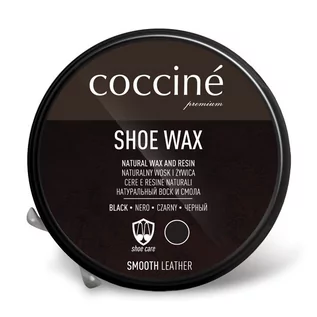Akcesoria obuwnicze - COCCINE Shoe Wax Pasta Wosk Do Butów 40ml Czarna - grafika 1