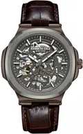 Zegarki męskie - Zegarek męski KENNETH COLE KCWGX0046203 brązowy klasyczny skeleton - miniaturka - grafika 1