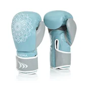 Rękawice bokserskie - Rękawice bokserskie MANDALA Blue/Grey 10 oz - miniaturka - grafika 1
