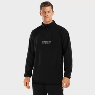 Bluza gruby polar Sporty zimowe SIROKO Shadow Czarny Mężczyzna - Bluzy narciarskie - miniaturka - grafika 1