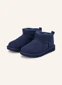 Botki damskie - Ugg Botki Classic Ultra Mini blau - miniaturka - grafika 1