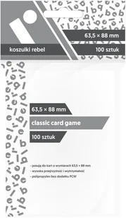 Rebel Koszulki CCG 64x89 (100szt) (232250) 232250 - Akcesoria do gier planszowych - miniaturka - grafika 1