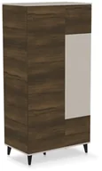 Szafy - Szafa dwudrzwiowa RANDOM 2 S-1 90cm orzech/kaszmirowa HALMAR - miniaturka - grafika 1