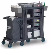 Wózki serwisowe - Fantom PROCART 434 wózek hotelowy - miniaturka - grafika 1