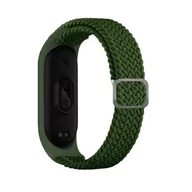 Akcesoria do smartwatchy - Beline pasek Mi Band 5/6 Textile zielony/green - miniaturka - grafika 1