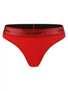 Calvin Klein - Stringi damskie, czerwony - Majtki damskie - miniaturka - grafika 1