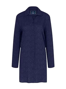 Triumph Damska koszulka Boyfriend Fit Ndw Night Shirt, Blue - Dark Combination, 44 - Koszulki i topy damskie - miniaturka - grafika 1