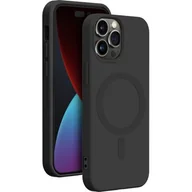 Etui i futerały do telefonów - Etui BIGBEN Silicone Case MagSafe do Apple iPhone 14 Pro Max Czarny - miniaturka - grafika 1