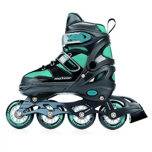 Meteor Rolki Invert  czarne r 34-37 22337 - Rolki - miniaturka - grafika 1