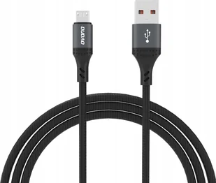 Kabel USB Dudao Kabel Dudao L3SM USB-A - MicroUSB 3A 1,2m z oplotem - czarny - Kable USB - miniaturka - grafika 1