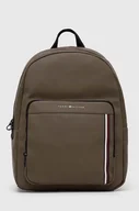 Plecaki - Tommy Hilfiger plecak męski kolor zielony duży gładki - miniaturka - grafika 1