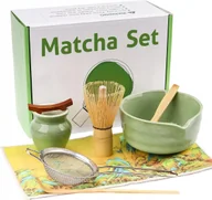 Zestawy upominkowe - ZESTAW DO MATCHY PREMIUM 8W1 CEREMONIA HERBATY MISECZKA BAMBUS - miniaturka - grafika 1