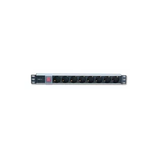 Techly Listwa zasilająca 8 gniazd 3m 250V/16A do szaf Rack 19"" 1U (100488) - Akcesoria do szaf serwerowych - miniaturka - grafika 1