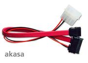 Kontrolery - Akasa KABEL SATA do Mini SATA AK-CB050 AK-CB050 - miniaturka - grafika 1