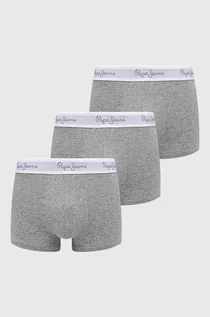 Majtki męskie - Pepe Jeans bokserki (3-pack) męskie kolor szary - grafika 1