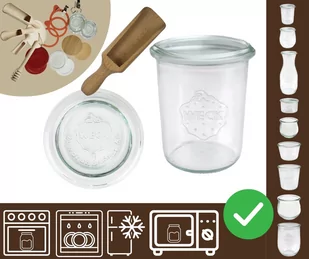 Słoiki WECK / szklane wieko, miarka słoik 160ml MOLD / Wamar-Sosenka - Pojemniki kuchenne Słoiki WECK / szklane wieko, miarka słoik 160ml MOLD / Wamar-Sosenka - Pojemniki kuchenne - miniaturka - grafika 1