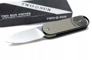Nóż składany stal D2 TwoSun TS362 EDC survival G10 - Noże - miniaturka - grafika 1