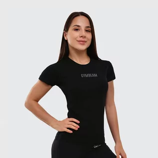Koszulki sportowe damskie - GymBeam Koszulka damska FIT T-Shirt Black - grafika 1