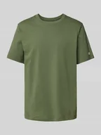Koszulki męskie - T-shirt z wyhaftowanym logo - miniaturka - grafika 1