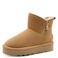 Kozaki damskie - Marco Tozzi Damskie buty Guido Maria Kretschmer 2-86480-45 modne kozaki, koniak, 41 EU, koniak, 41 EU - miniaturka - grafika 1