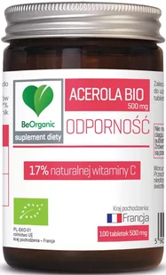 MedicaLine BeOrganic Acerola Bio 500 mg Odporność x 100 tabl - Suplementy naturalne - miniaturka - grafika 1
