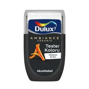Farba Dulux Ambiance Ceramic premium black 0,03l - Farby wewnętrzne - miniaturka - grafika 1