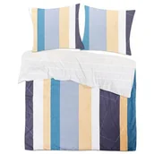 Pościel - Pościel LILI bawełna satynowa 200 x 220 cm+70 x 80 cm x2 kolorowe pasy - miniaturka - grafika 1