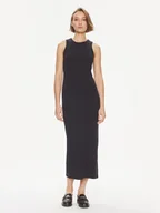 Sukienki - Tommy Hilfiger Sukienka letnia WW0WW38838 Granatowy Slim Fit - miniaturka - grafika 1