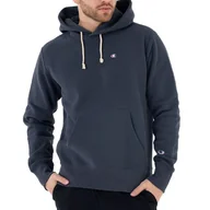 Bluzy sportowe męskie - Bluza Champion Reverse Weave Fleece Hoodie 217976-BS551 - granatowa - miniaturka - grafika 1