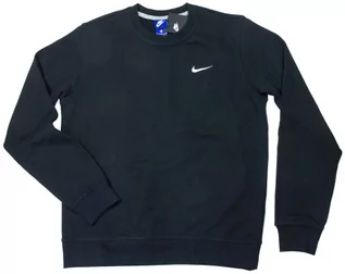 Bluzy męskie - Bawełniana męska bluza Nike Sportswear Club AA3177-010 - grafika 1