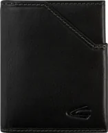 Portfele - Camel Active Small Slim CAMEL ACTIVE skórzany portfel, etui czarny 286-702 60 RFID - miniaturka - grafika 1