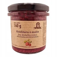 Konfitury, marmolady, powidła - Konfitura z malin słodzona erytrytolem bez cukru 160g Vitapol - miniaturka - grafika 1