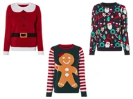 Swetry damskie - esmara® Sweter damski z motywem świątecznym - miniaturka - grafika 1