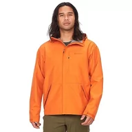 Płaszcze damskie - Marmot Meżczyzni Minimalist GORE-TEX Jacket, Wodoodporna kurtka GORE-TEX, wodoodporny płaszcz przeciwdeszczowy, oddychająca wiatrówka hardshell jako kurtka przejściowa, Tangelo, XL - miniaturka - grafika 1