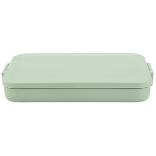 Brabantia 202926 - pojemnik na lunch make   take - płaski - jade green kod: 20 29 26 - Lunch boxy - miniaturka - grafika 1