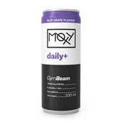 Batony proteinowe - MOXY daily+ GymBeam 330 ml niebieskie winogrona - miniaturka - grafika 1