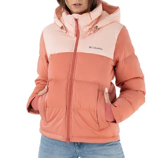 Kurtka Columbia Bulo Point Insulated Hooded Puffer 1955141890 - różowa - Kurtki i kamizelki sportowe damskie - miniaturka - grafika 1
