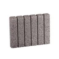 Kostki brukowe i krawężniki - Obrzeże palisadowe szare 37x28x6 cm Baumabrick - miniaturka - grafika 1