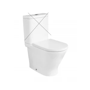 Roca A3420N7S00 GAP ROUND Miska WC do kompaktu Rimless 60 cm wersja przy$1133cienna BTW o/podw$1134jny Supraglaze$1135 - Miski WC - miniaturka - grafika 1