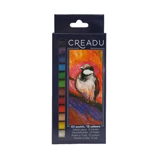 Creadu, Pastele Olejne 12 Kolorów - Kredki, ołówki, pastele i pisaki - miniaturka - grafika 1
