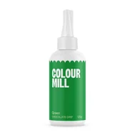 Dodatki do ciast w proszku - Polewa czekoladowa Colour Mill Choco Drip Green -125g ZIELONY drip do tortu - miniaturka - grafika 1