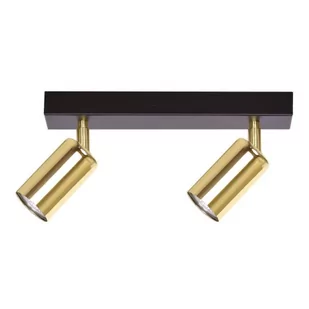 Polo lampa sufitowa (spot) 2xGU10 czarna/złota K-5141 - Lampy sufitowe - miniaturka - grafika 1