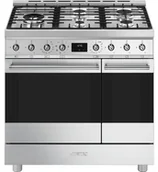 Kuchenki gazowo-elektryczne - Smeg Retro C92GMX2 - miniaturka - grafika 1