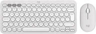 Zestawy myszka + klawiatura - Logitech Pebble 2 Combo Biały | - miniaturka - grafika 1