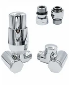 Zawory i kraniki - Zawór termostatyczny do grzałki INTEGRA chrom lewy GZ1/2 - miniaturka - grafika 1